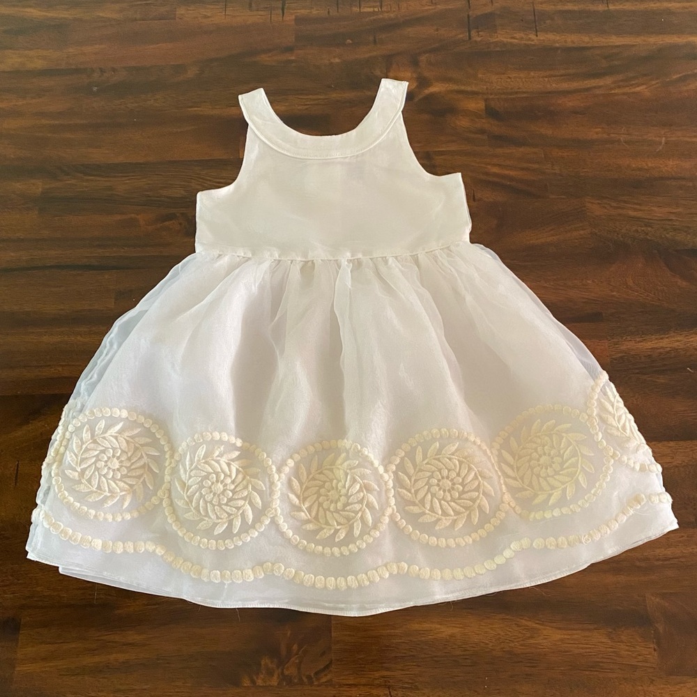 Janie and Jack Special Occasion Savanna Organza Medallion Dress